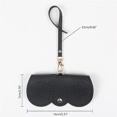 Eyeglasses Pouch With Button Clip