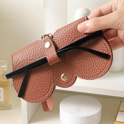 Eyeglasses Pouch With Button Clip
