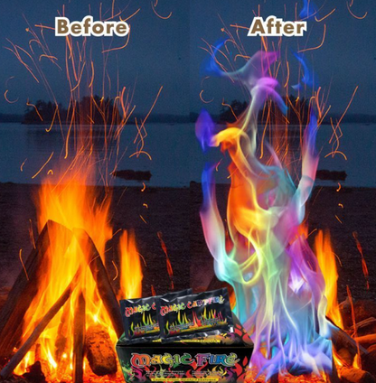 Magical Colour Changing Fire (Pack of 4)