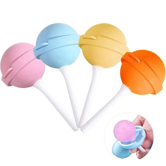 Silicone Lollipop Ice Cream Maker (Pack of 4)